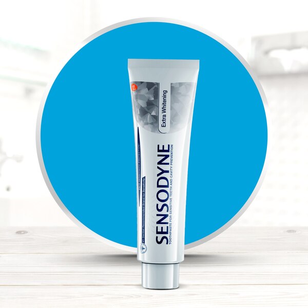 Sensodyne Extra Whitening Sensitive Whitening Toothpaste - 0.8 Ounces