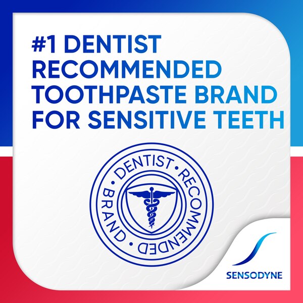 Sensodyne Sensitivity & Gum Whitening Fluoride Toothpaste for Sensitive Teeth, Antigingivitis, and Cavity Protection