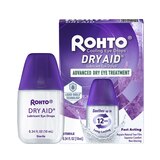 Rohto Dry Aid Lubricant Eye Drops, Advanced Dry Eye Treatment, 0.34 fl oz, thumbnail image 1 of 5