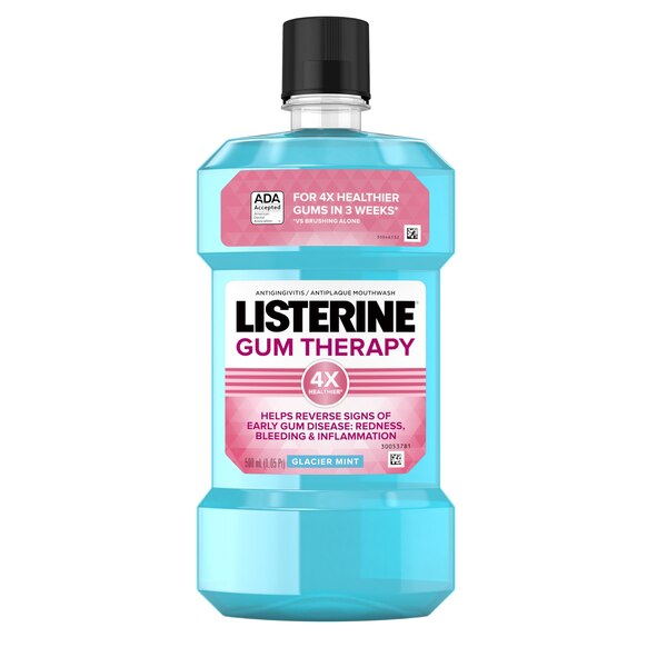 Listerine Gum Therapy Anti-Gingivitis Mouthwash, Glacier Mint