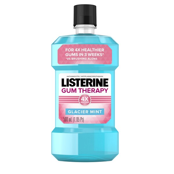 Listerine Gum Therapy Anti-Gingivitis Mouthwash, Glacier Mint