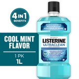 Listerine Ultra Clean Antiseptic Mouthwash Cool Mint, thumbnail image 1 of 14