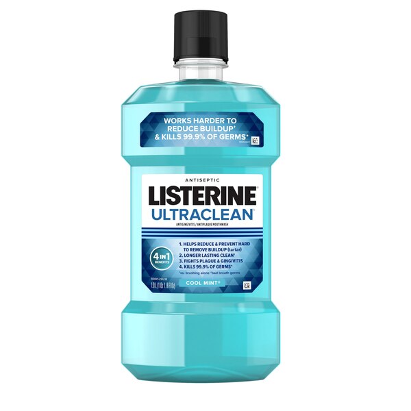 Listerine Ultra Clean Antiseptic Mouthwash Cool Mint