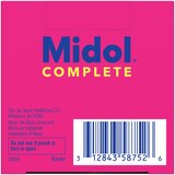 Midol Complete On the Go Menstrual Pain Relief Acetaminophen Caplets, 10 CT, thumbnail image 5 of 7