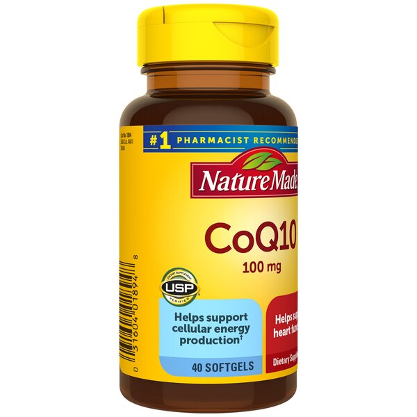 Nature Made CoQ10 100 mg Softgels, 40 CT
