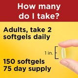 Nature Made Fish Oil 1200 mg Softgels, 150 CT, thumbnail image 4 of 9