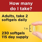 Nature Made Fish Oil 1200 mg Softgels, thumbnail image 4 of 9