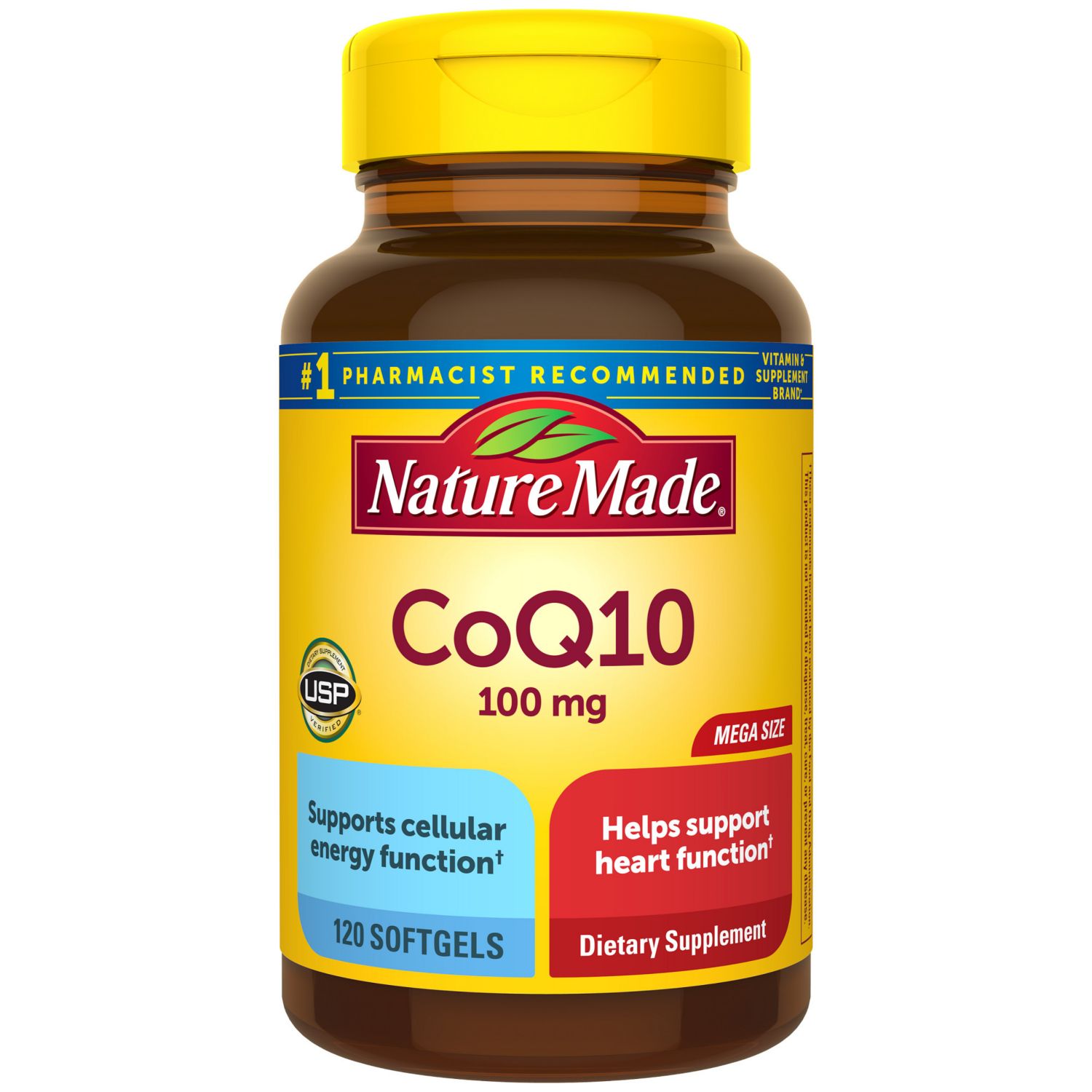 Nature Made CoQ10 100 mg Softgels, 120 CT