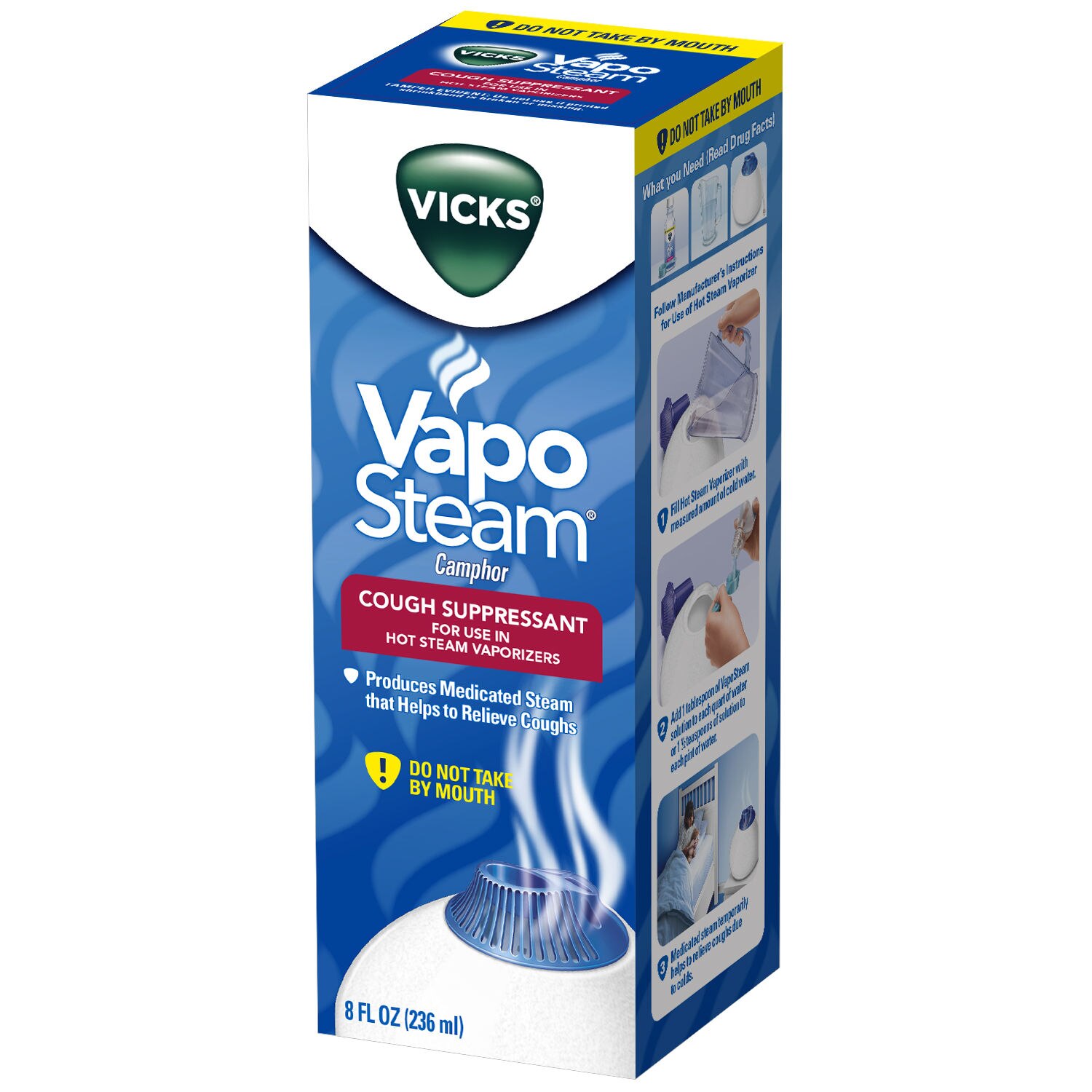 Vicks Vapo Steam Cough Suppressant image.