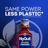 Vicks DayQuil and NyQuil Severe Cold & Flu Nighttime Relief Liquid, 24 OZ, thumbnail image 3 of 10