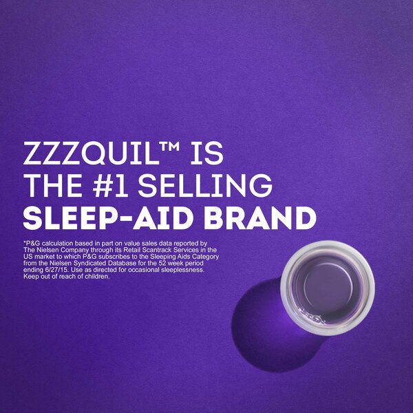 ZzzQuil Nighttime Sleep-Aid Alcohol Free Liquid, Soothing Berry, 12 FL OZ