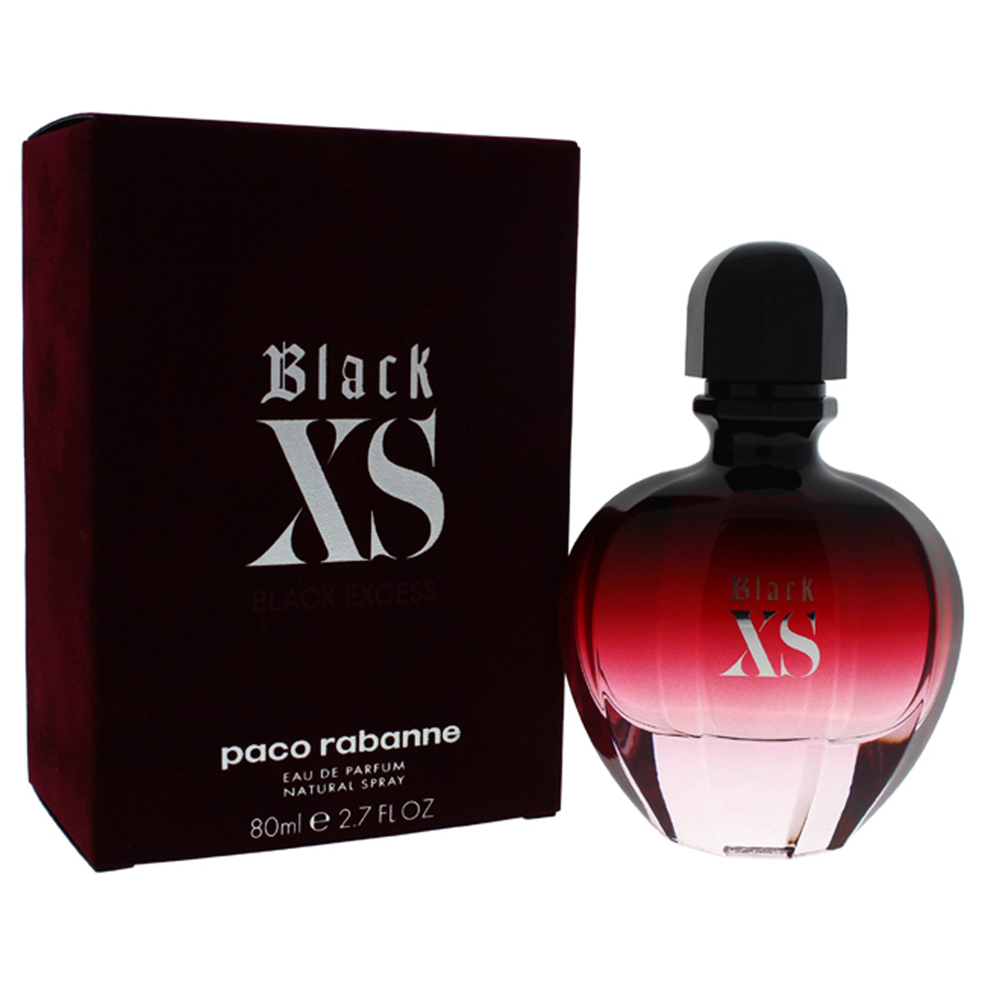 Black XS by Paco Rabanne for Women - 2.7 oz EDP Spray image.