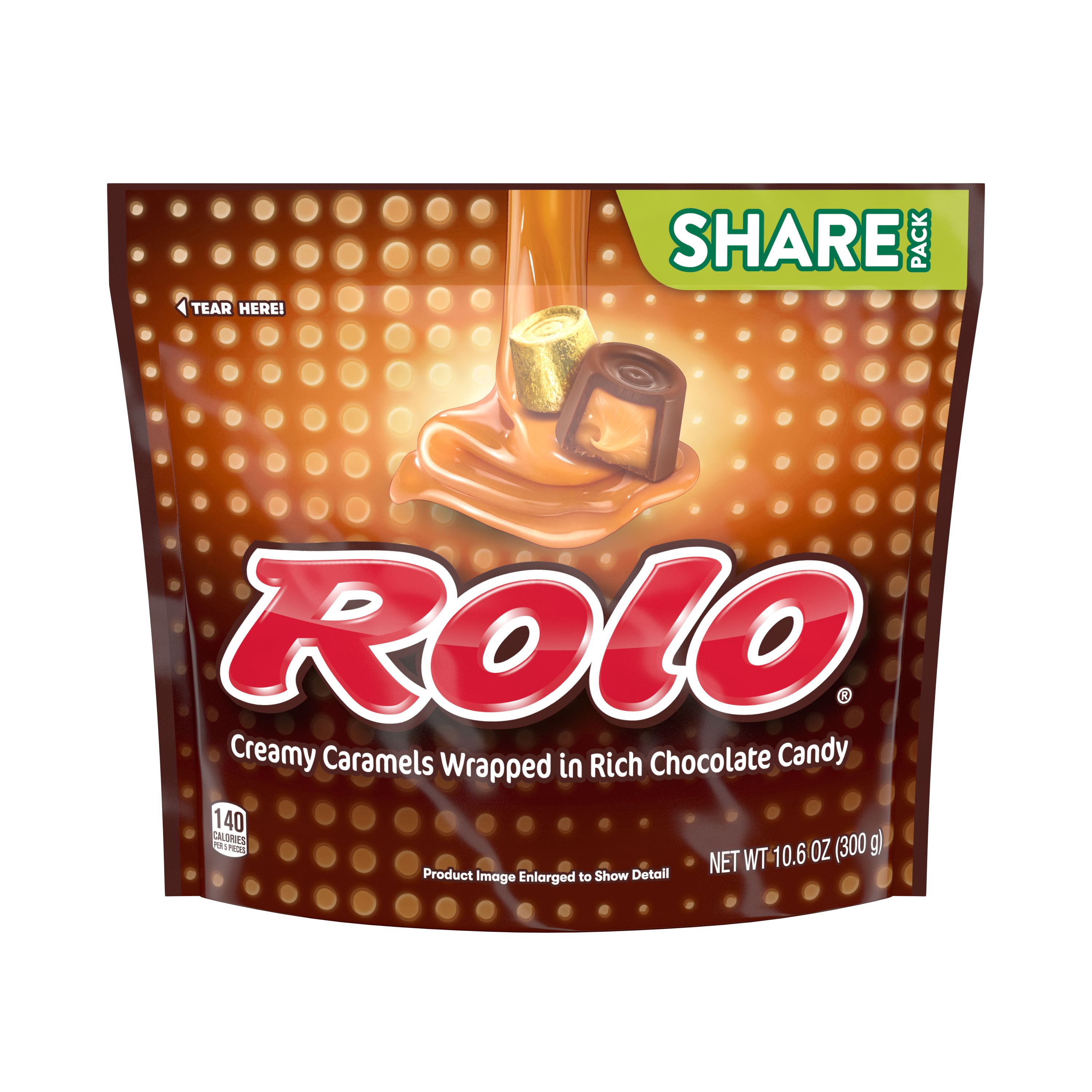 Rolo Chocolate Caramel Candy Share Pack, 10.6 oz