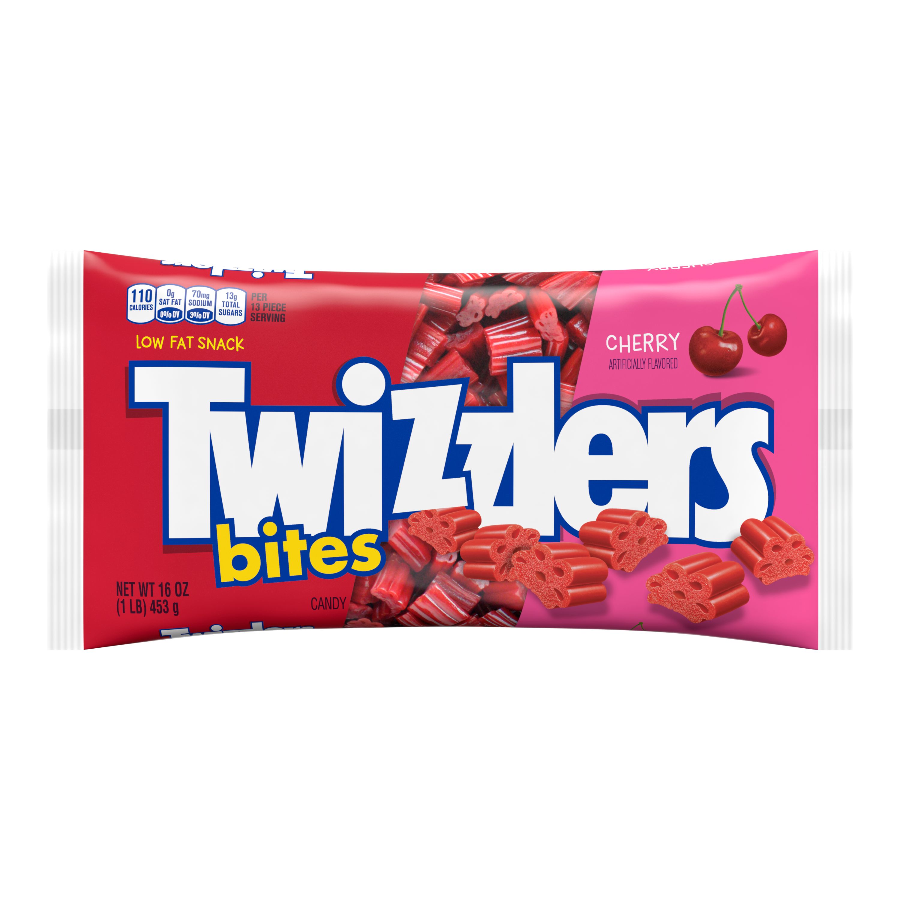 Twizzlers Bites Cherry Flavored Chewy Candy, 16 oz