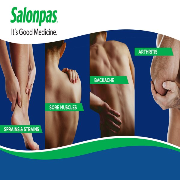 Salonpas Hot Capsicum Topical Analgesic Patches, 3 CT
