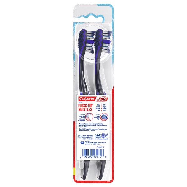 Colgate 360 Total Advanced Floss-Tip Toothbrush