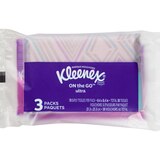 Kleenex On-the-Go Facial Tissues, 3-Ply, 10 Tissues per Box, 3 ct, thumbnail image 1 of 6