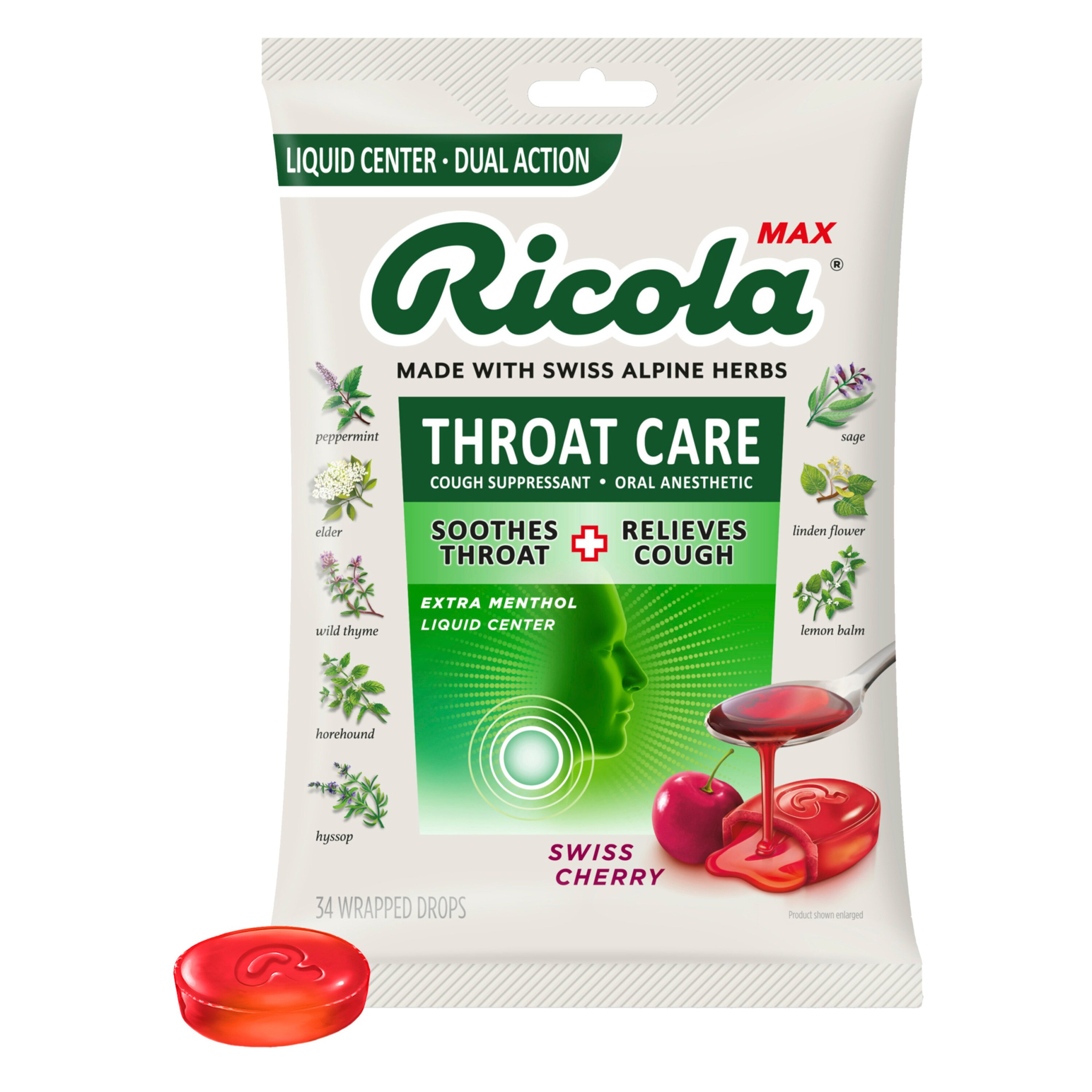 Ricola Max Throat Care Cough Drops