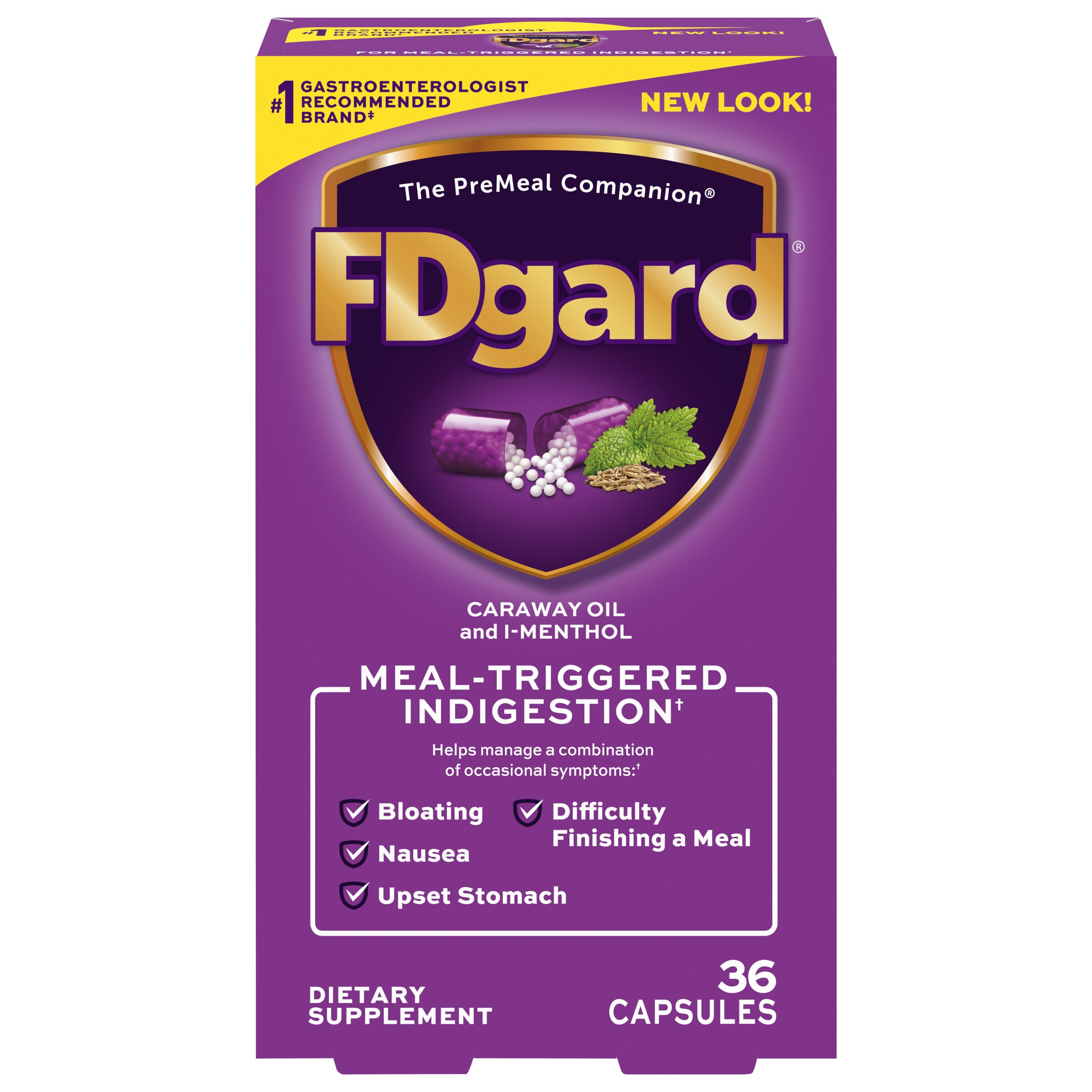 FDgard Indigestion Functional Dyspepsia Capsules image.