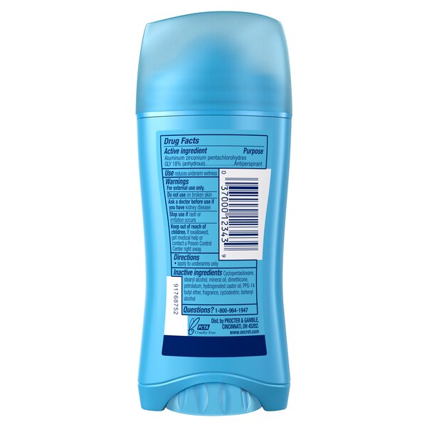 Secret 24-Hour Antiperspirant & Deodorant Stick, Powder Fresh, 2.6 OZ