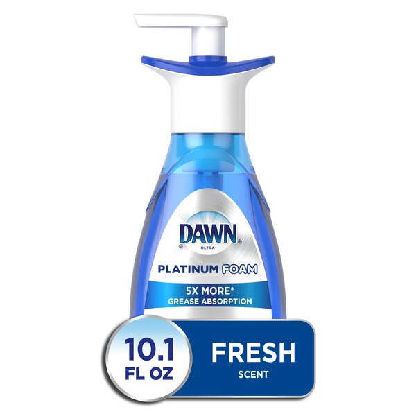Dawn Ultra Platinum Erasing Dish Foam Fresh Rapids, 10.14 OZ