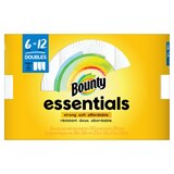 Bounty Essentials Select-A-Size Paper Towels, 6 Double Rolls, White, 108 Sheets Per Roll, thumbnail image 2 of 15