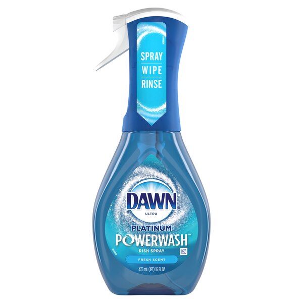Dawn Platinum Powerwash Dish Spray, Dish Soap, Fresh Scent, 16oz