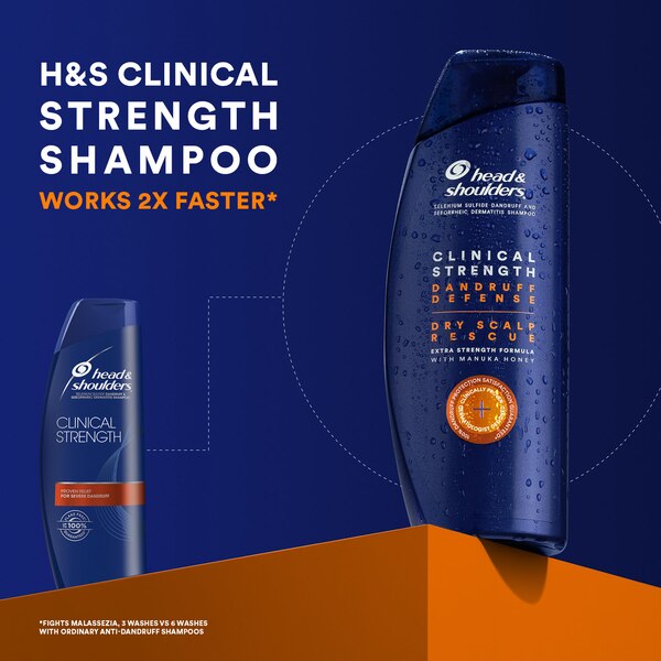 Head & Shoulders Clinical Dry Scalp Rescue Shampoo, 13.5 OZ