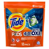 Tide + Pods 4-In-1 Ultra Oxi Laundry Detergent Pacs, 12 ct , thumbnail image 1 of 7