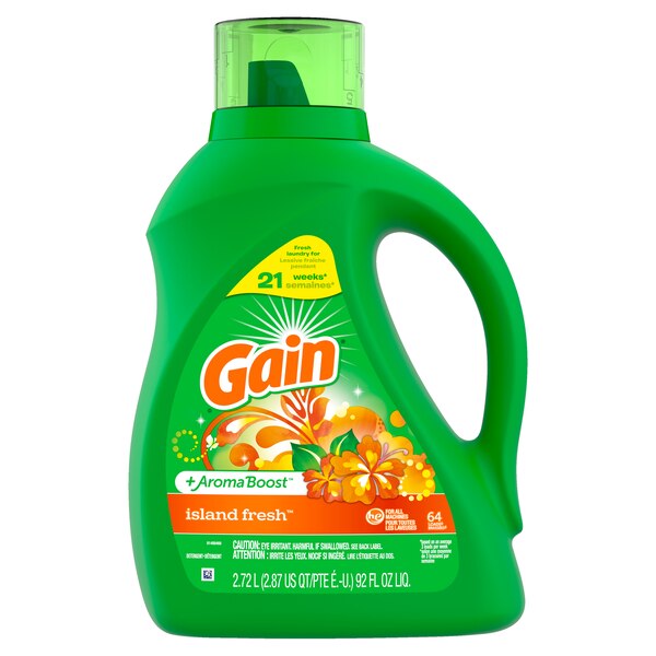 Gain Island Fresh + Aroma Boost Laundry Detergent, 88 oz