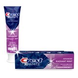 Crest 3D White Fluoride Anticavity Whitening Toothpaste, Advanced Radiant Mint, thumbnail image 1 of 9