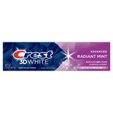 Crest 3D White Fluoride Anticavity Whitening Toothpaste, Advanced Radiant Mint, thumbnail image 2 of 9