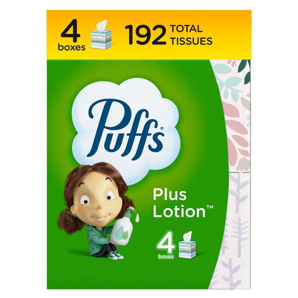 Puffs Plus Lotion Facial Tissues