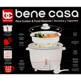Bene Casa Rice Cooker, White, 6 CUP (uncooked)/ 12 CUP (cooked), thumbnail image 5 of 7