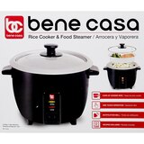 Bene Casa Rice Cooker, Black, 6 CUP (uncooked)/ 12 CUP (cooked), thumbnail image 1 of 6