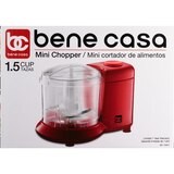 Bene Casa Mini Chopper, Red, thumbnail image 1 of 4