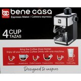 Bene Casa Espresso Maker, 4 Cups, thumbnail image 4 of 5