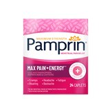 Pamprin Maximum Strength Max Formula Menstrual Pain Relief Caplets, 24 CT, thumbnail image 1 of 7