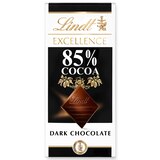 Lindt Excellence 85% Cocoa Dark Chocolate Candy Bar, Dark Chocolate, 3.5 oz, thumbnail image