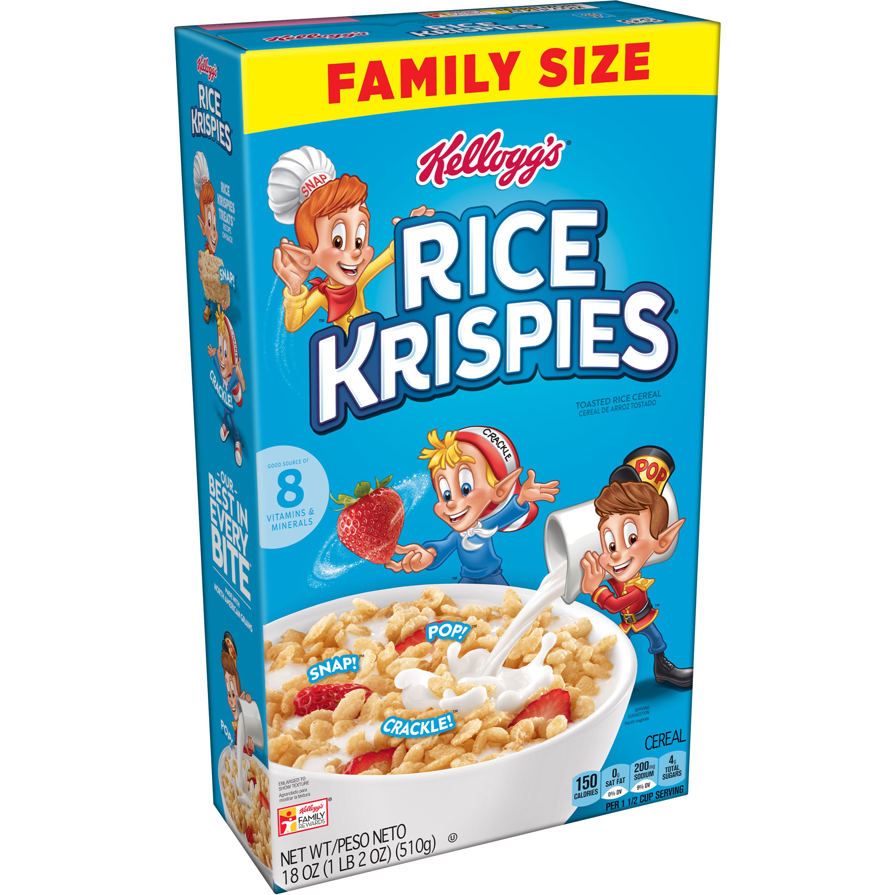 Rice Krispies Breakfast Cereal, 9 oz image.