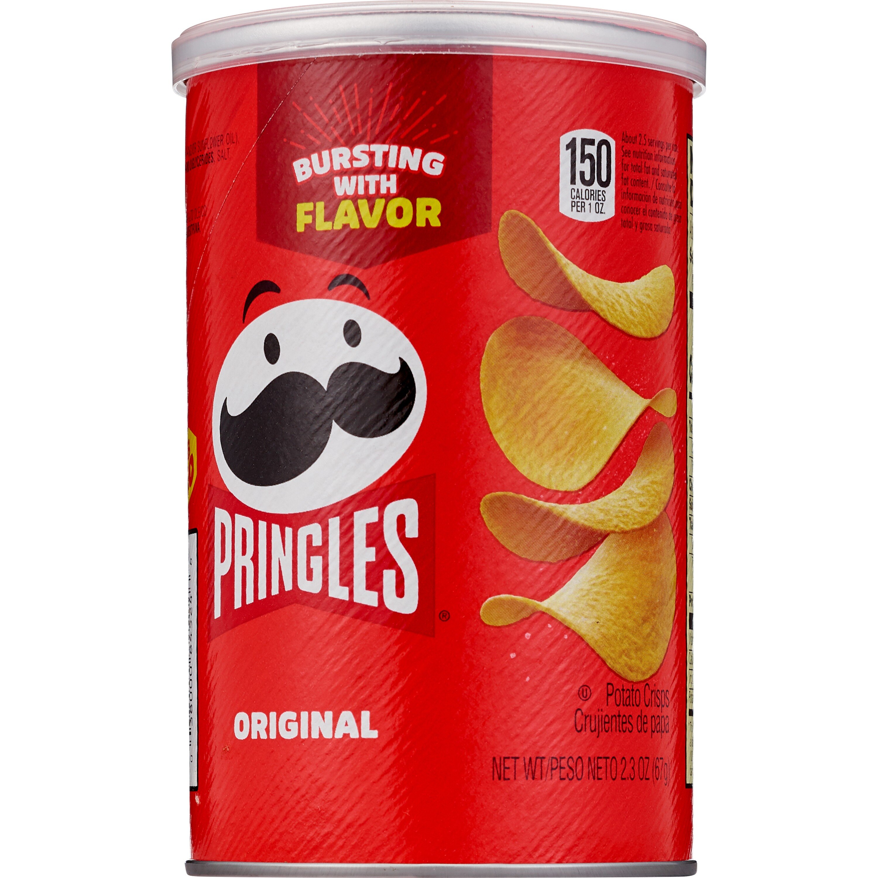 Pringles Sour Cream & Onion Potato Crisps Grab N' Go, 2.3 oz