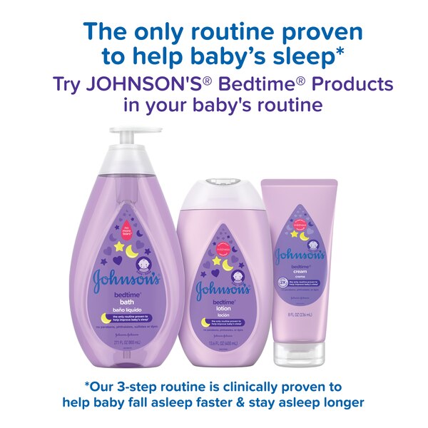 Johnson's Tear-Free Bedtime Baby Bath, Soothing Aromas