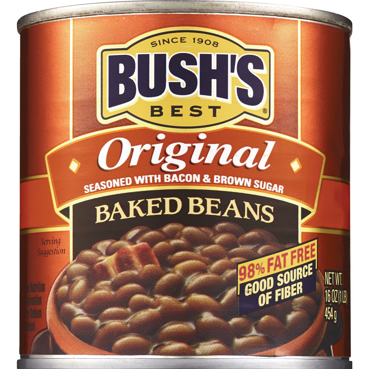 Bush's Best Baked Beans, Original, 16 oz image.