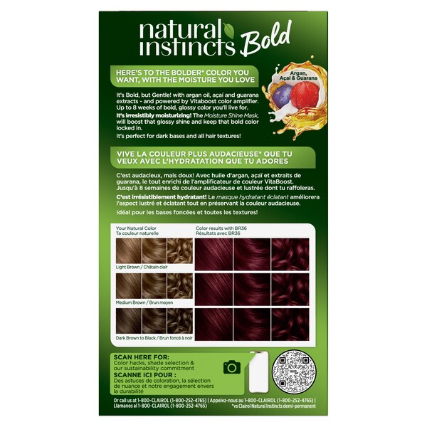 Clairol Natural Instincts Bold Permanent Hair Color