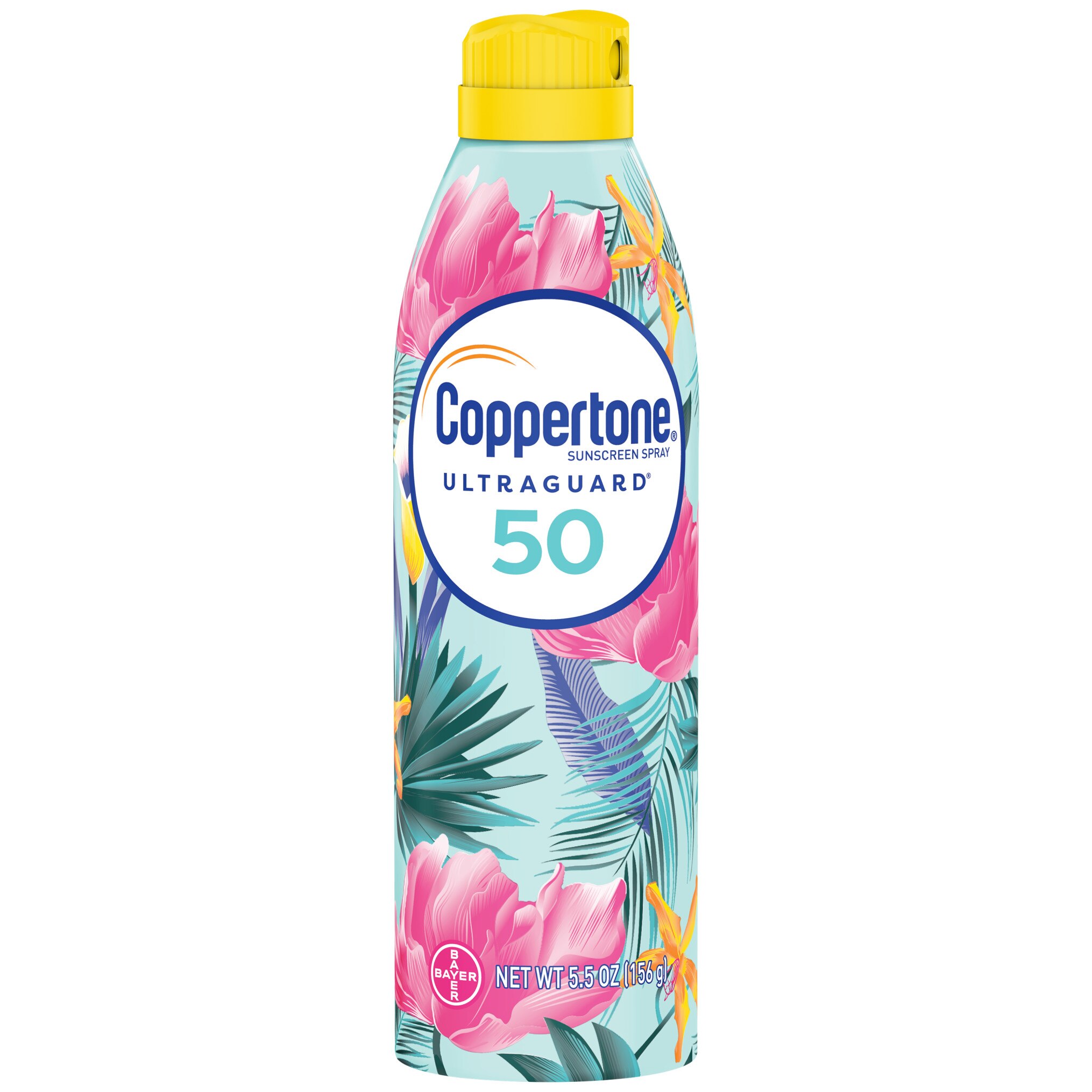 Coppertone ULTRA GUARD Sunscreen Continuous Spray, 5.5 OZ image.