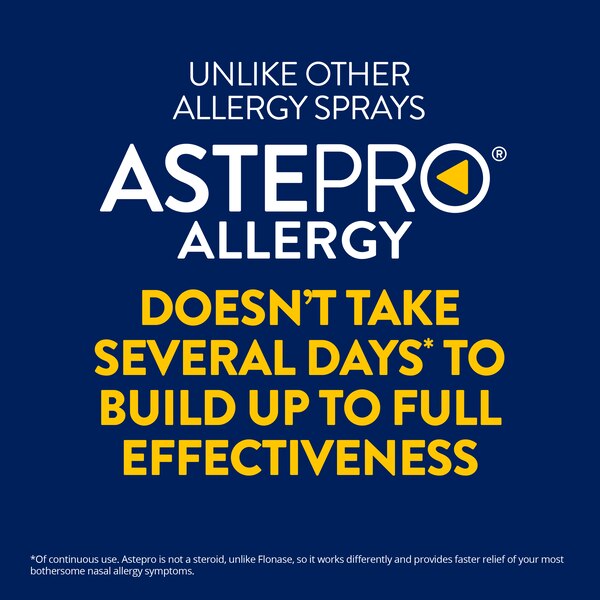 Astepro 24HR Steroid Free Allergy Relief Spray, Azelastine HCl