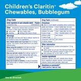 Children's Claritin Allergy Relief Chewable Tablets Bubble Gum, thumbnail image 5 of 8
