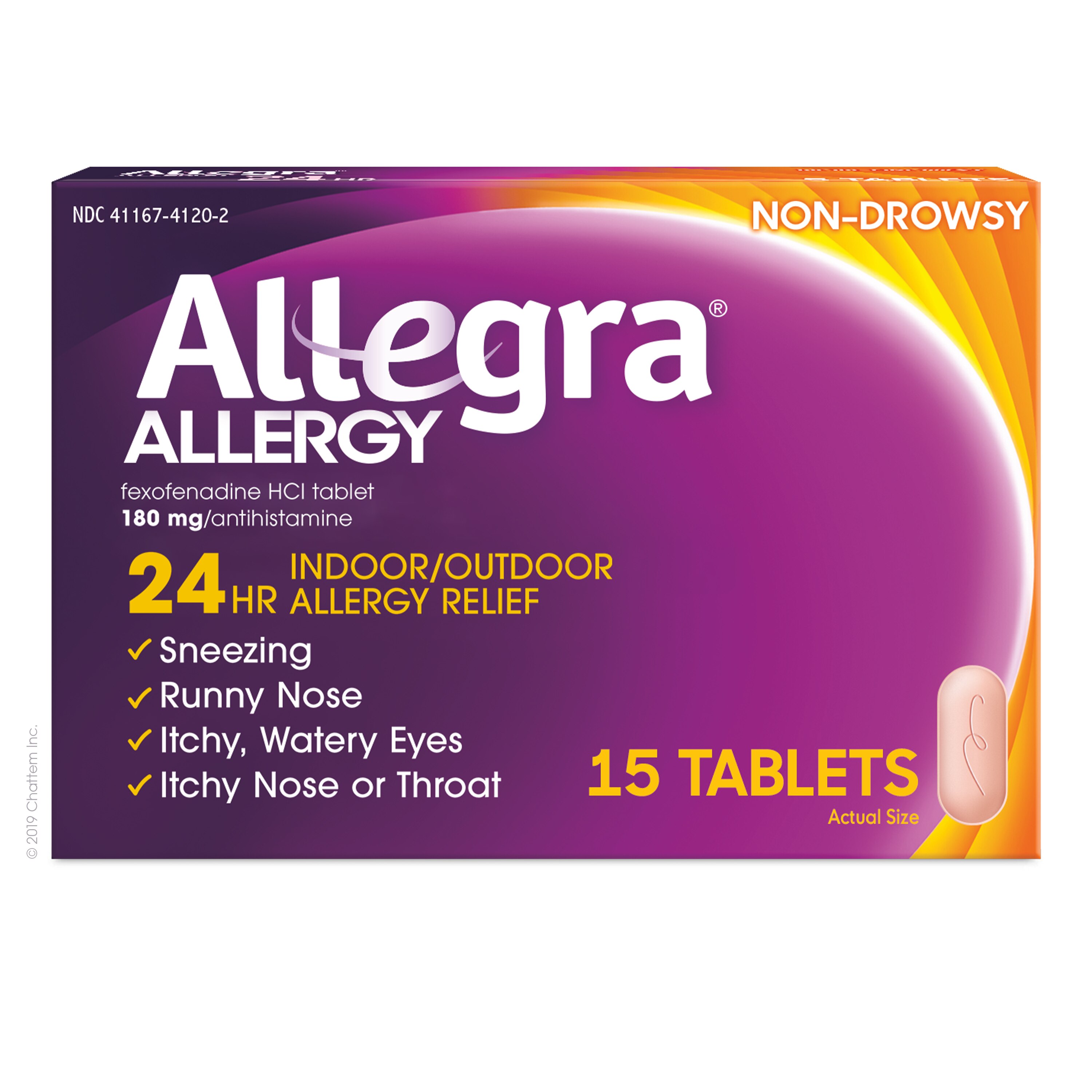 Allegra Allergy 24HR Non Drowsy Antihistamine Tablets