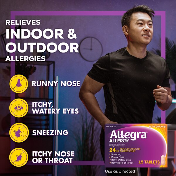 Allegra Allergy 24HR Non Drowsy Antihistamine Tablets