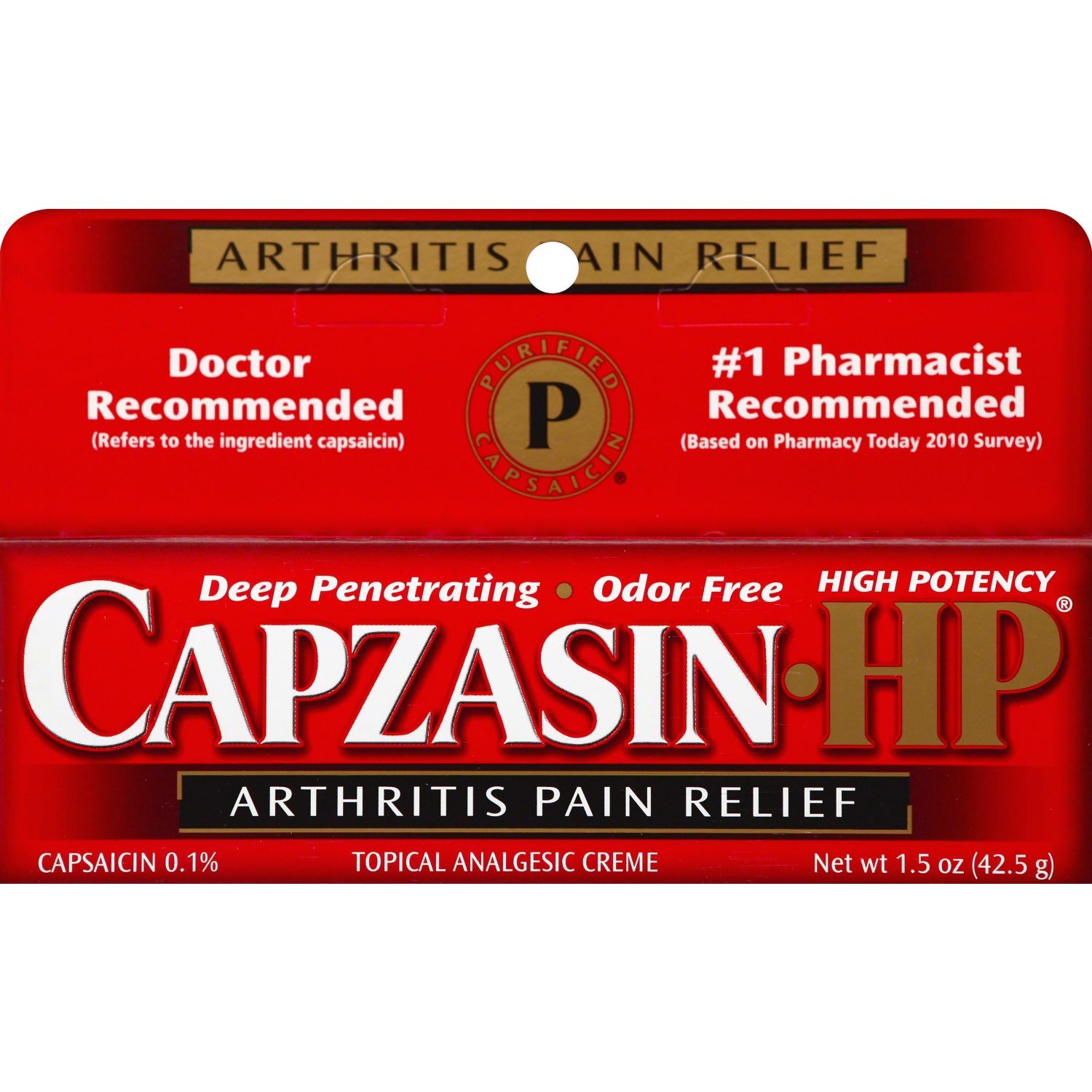 Capzasin HP Arthritis Pain Relief Cr�me, 1.5 OZ image.